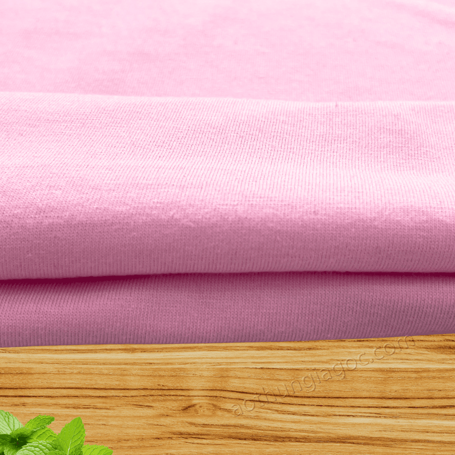 Áo Thun Cotton 2 Chiều 65/35 Màu Hồng